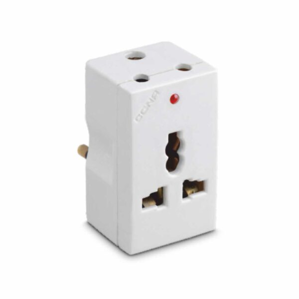 Gold 6A. 3 Pin Multi Plug
