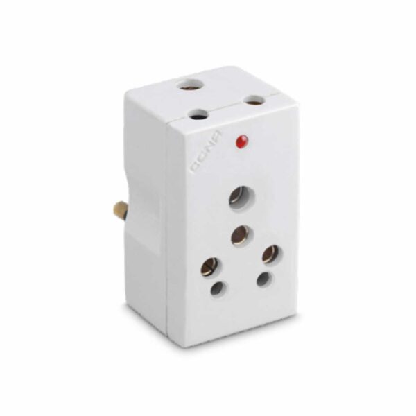 Gold 3 Pin Multi Plug 6/16A