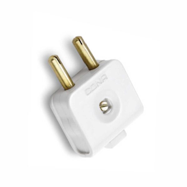 Gold 2 Pin Plug Top 6A