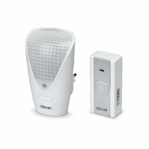 E-lite Remote Bell with Sensor LED Night Lamp